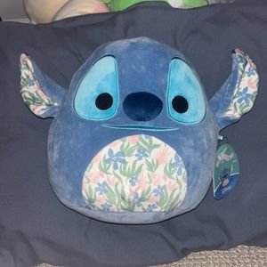 NWT Stitch Floral Squishmallow 10”